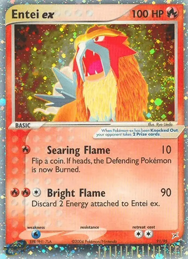 Entei ex #91 Team Magma vs Team Aqua PSA 10