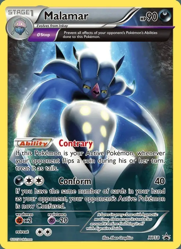 Malamar #XY58 XY Black Star Promos PSA 10