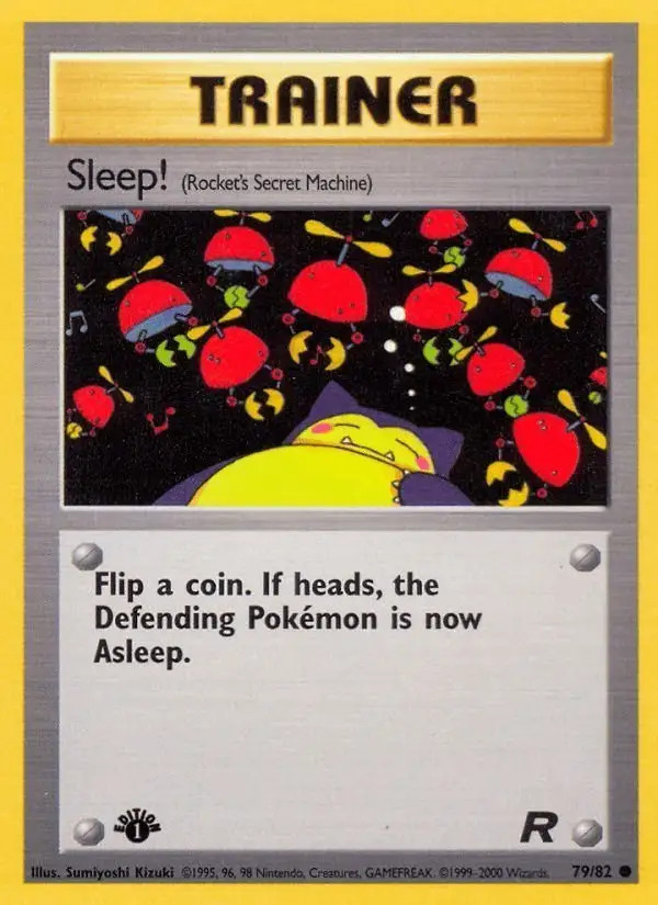 Sleep! #79 Team Rocket PSA 10