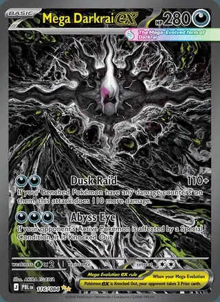 Mega Darkrai ex #116 Pitch Black PSA 10