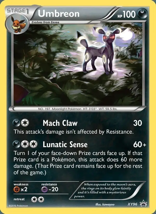 Umbreon #XY96 XY Black Star Promos PSA 10