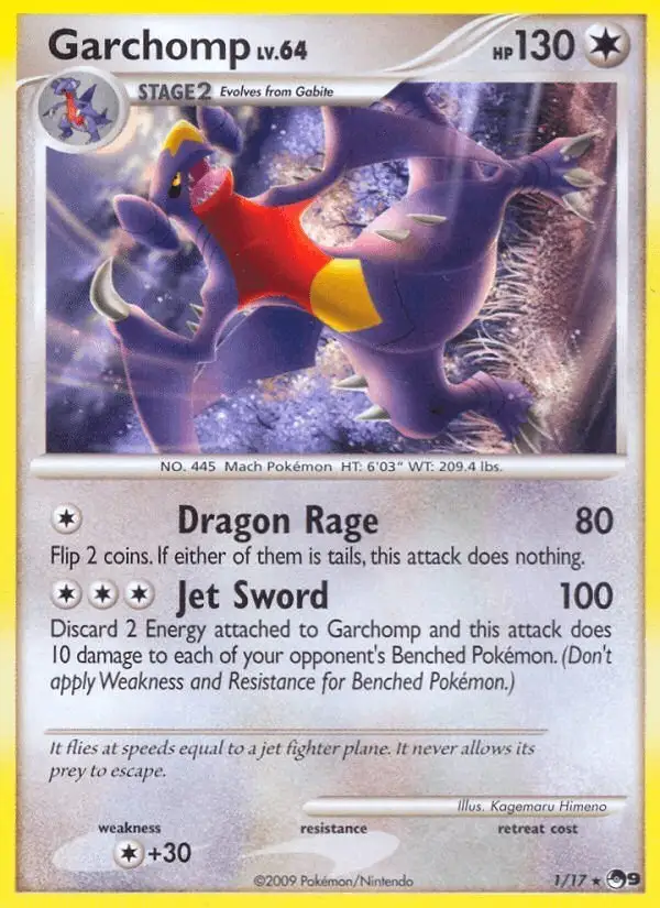 Garchomp #1 POP Series 9 PSA 10