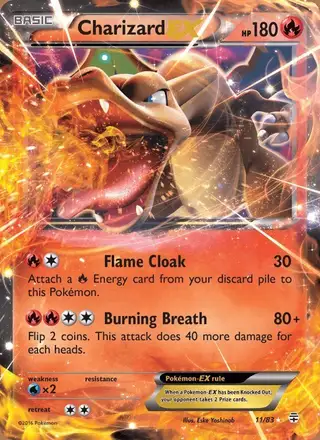 Charizard EX #11 Generations PSA 10