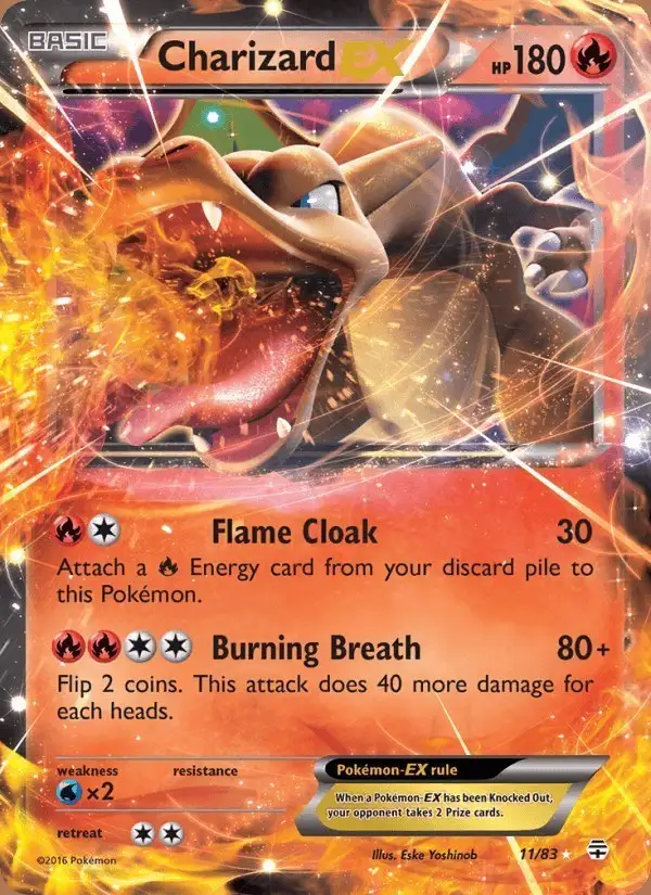 Charizard EX #11 Generations PSA 10