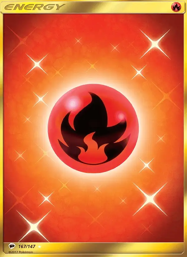 Fire Energy #167 Burning Shadows PSA 10