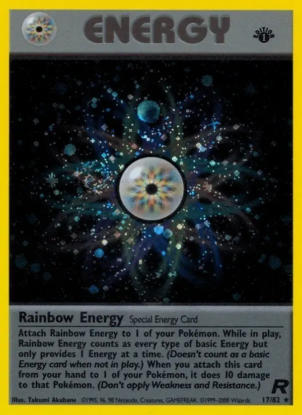 Rainbow Energy #17 Team Rocket PSA 10