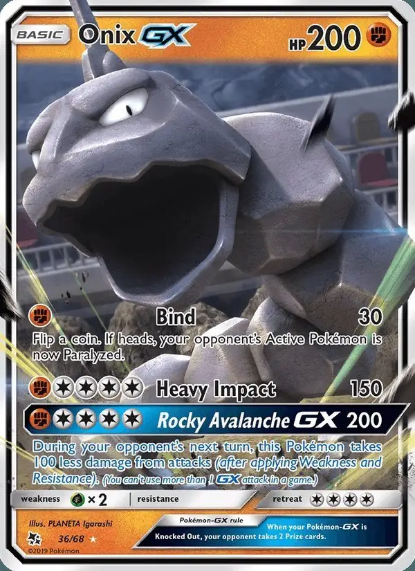 Onix GX #36 Hidden Fates PSA 10
