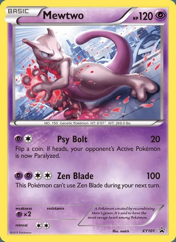 Mewtwo #XY101 XY Black Star Promos PSA 10