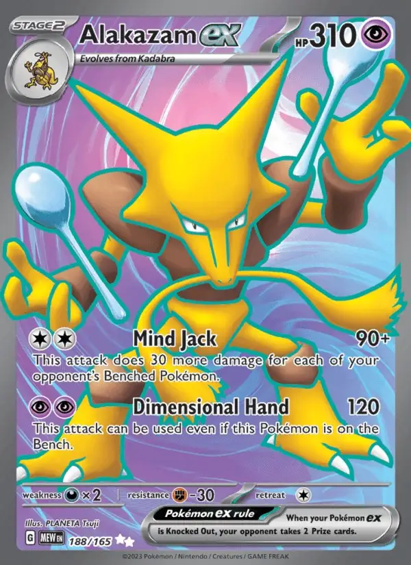 Alakazam ex #188 151 PSA 10