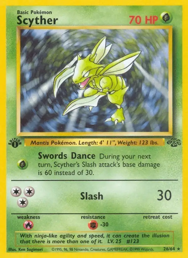 Scyther #26 Jungle PSA 10