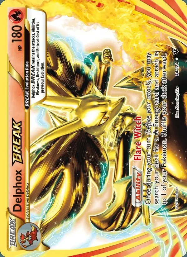 Delphox BREAK #14 Fates Collide PSA 10