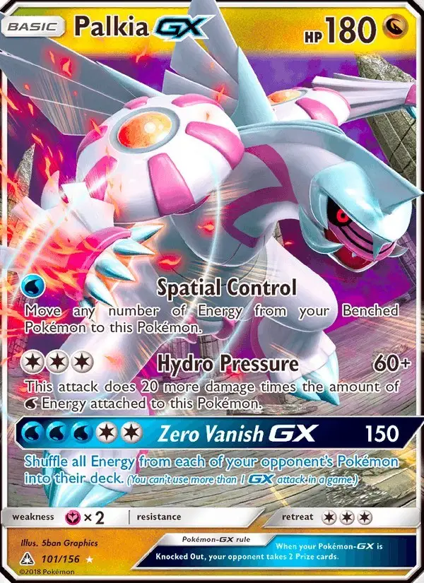Palkia GX #101 Ultra Prism PSA 10