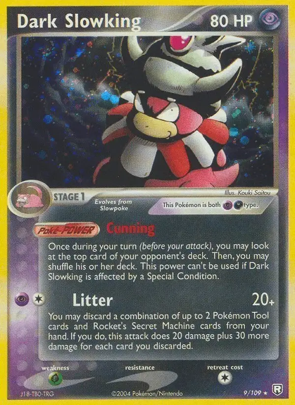 Dark Slowking #9 Team Rocket Returns PSA 10
