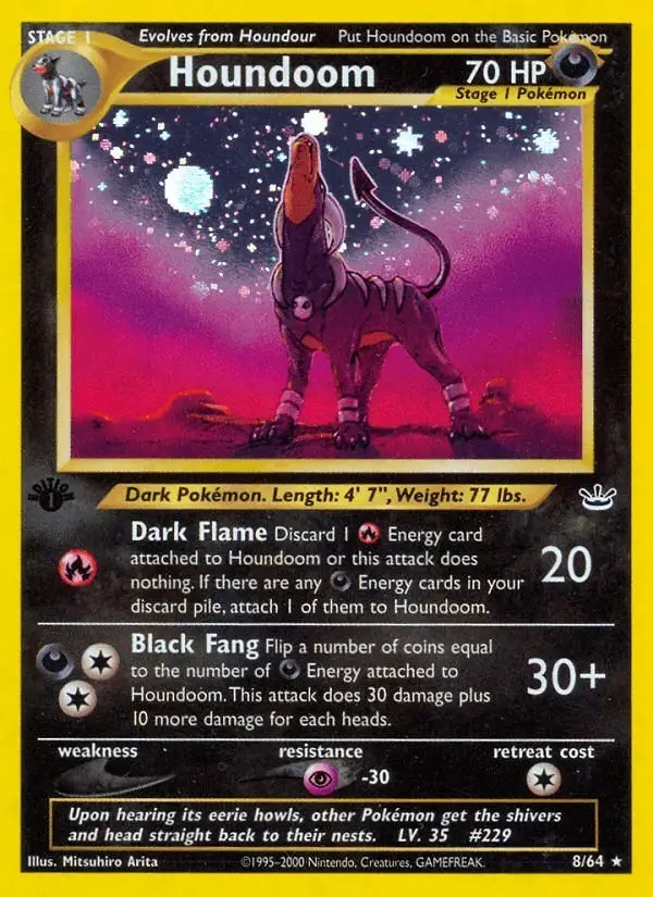 Houndoom #8 Neo Revelation PSA 10