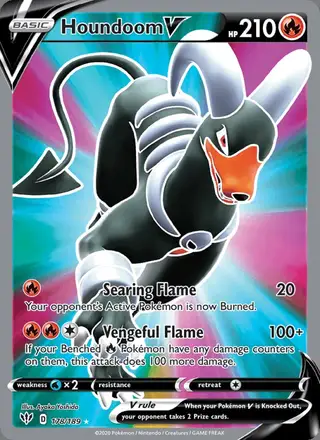 Houndoom V #178 Darkness Ablaze PSA 10
