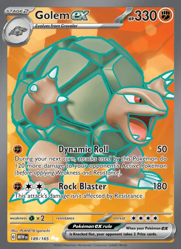 Golem ex #189 151 PSA 10