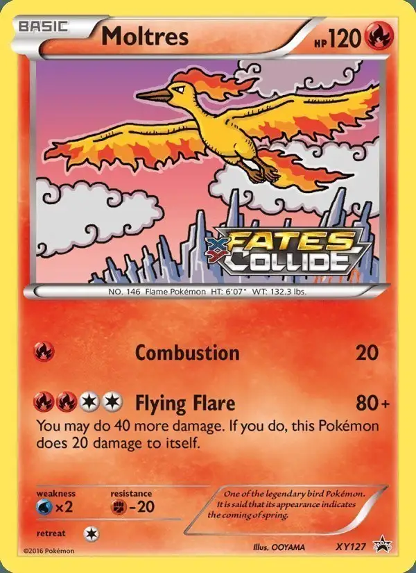 Moltres #XY127 XY Black Star Promos PSA 10