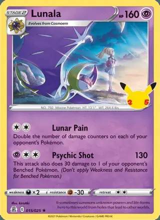 Lunala #15 Celebrations PSA 10