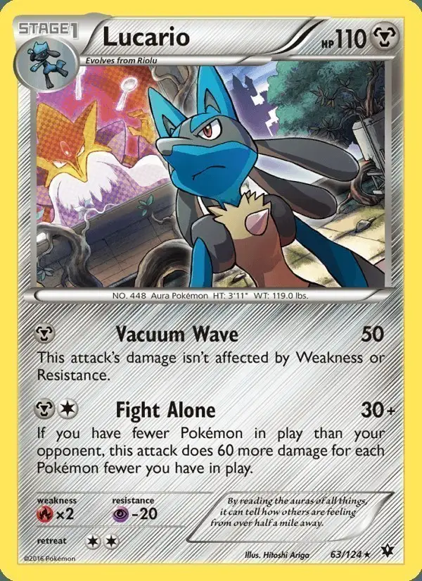Lucario #63 Fates Collide PSA 10