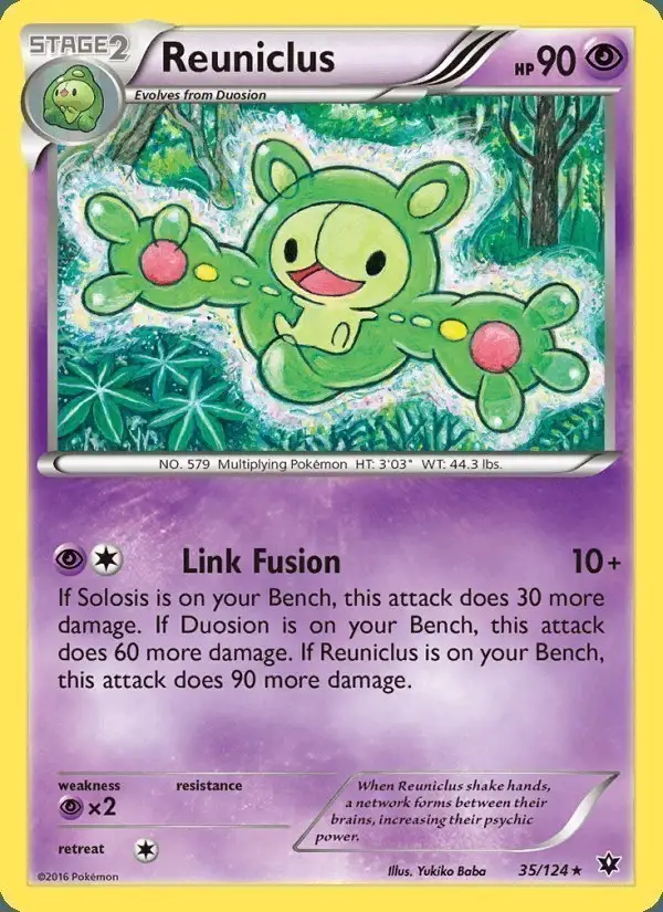 Reuniclus #35 Fates Collide PSA 10