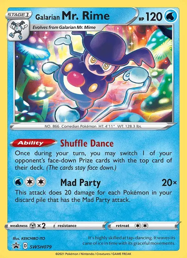 Galarian Mr. Rime #SWSH079 SWSH Black Star Promos PSA 10