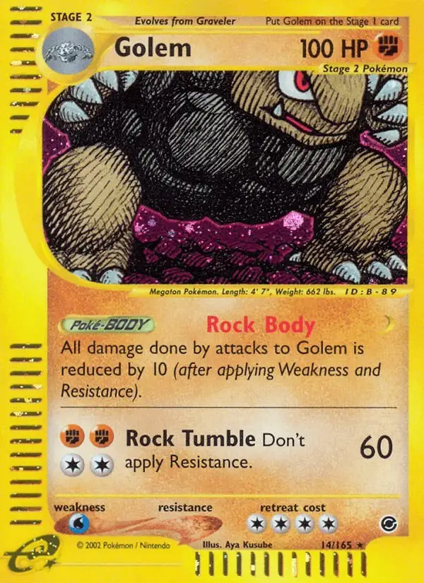 Golem #14 Expedition Base Set PSA 10