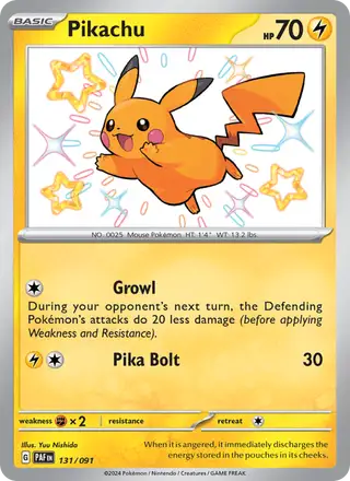 Pikachu #131 Paldean Fates PSA 10