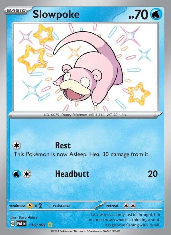 Slowpoke #116 Paldean Fates PSA 10