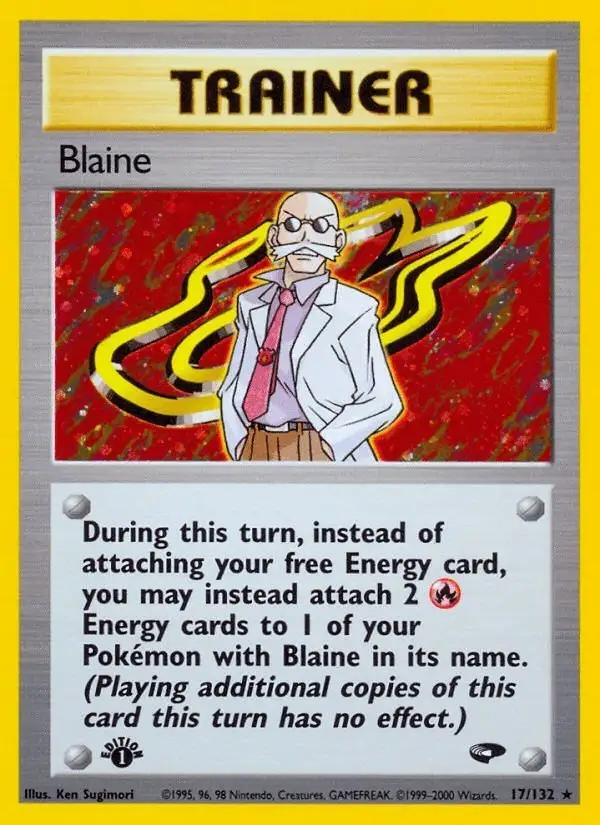 Blaine #17 Gym Challenge PSA 10