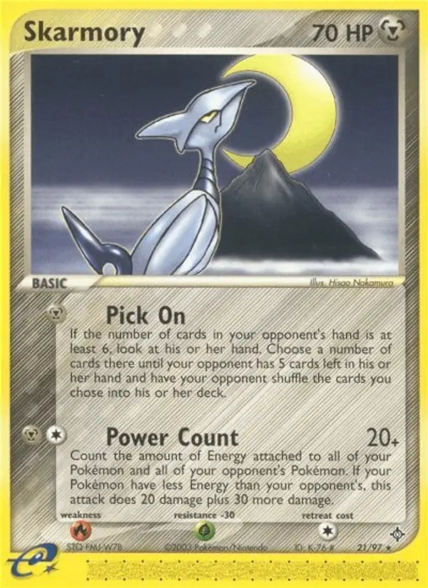 Skarmory #21 Dragon PSA 10