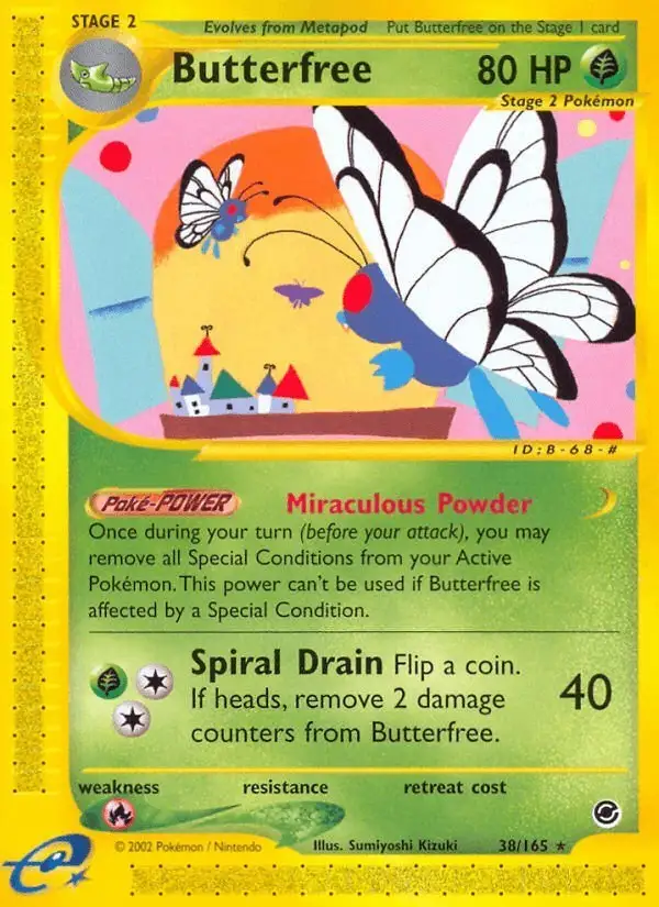 Butterfree #38 Expedition Base Set PSA 10