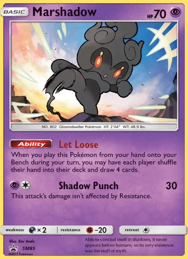Marshadow #SM85 SM Black Star Promos PSA 10