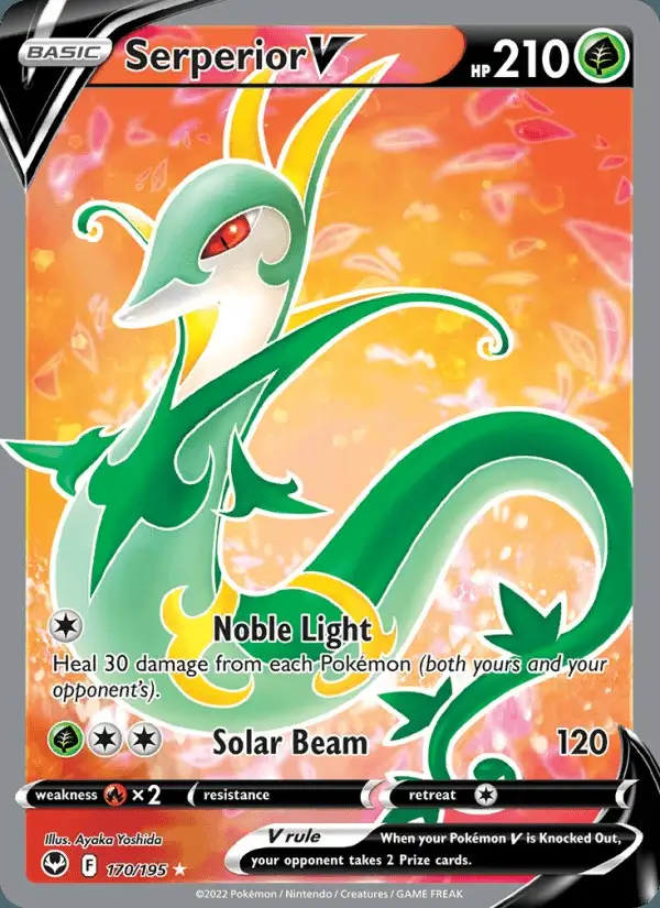 Serperior V #170 Silver Tempest PSA 10