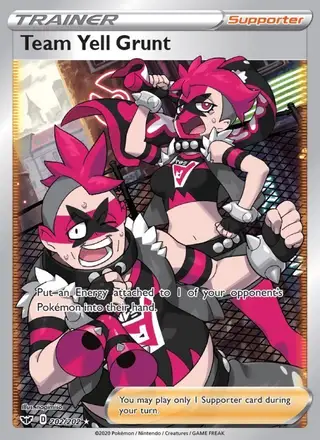 Team Yell Grunt #202 Sword & Shield PSA 10