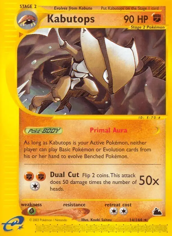 Kabutops #14 Skyridge PSA 10