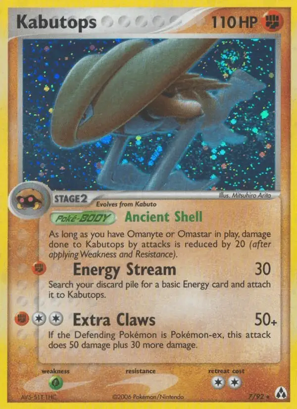 Kabutops #7 Legend Maker PSA 10