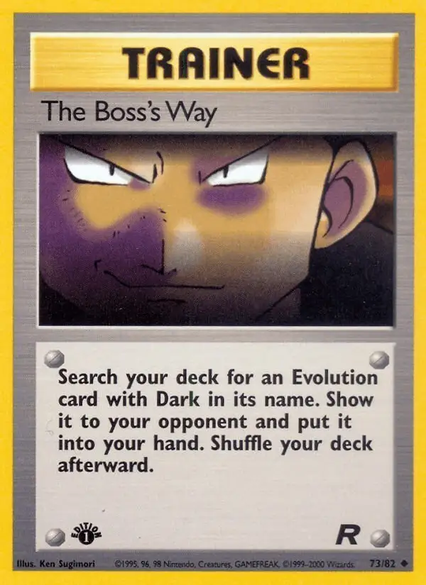 The Boss's Way #73 Team Rocket PSA 10