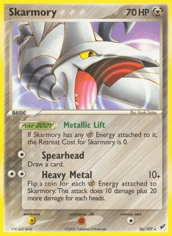 Skarmory #26 Deoxys PSA 10