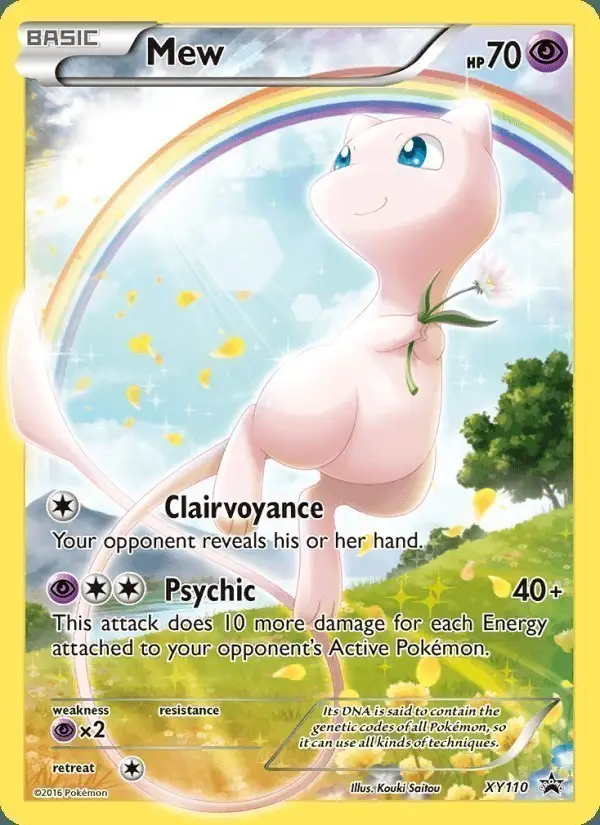 Mew #XY110 XY Black Star Promos PSA 10
