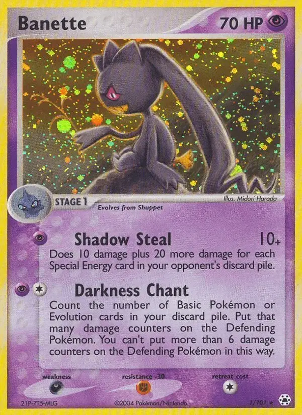 Banette #1 Hidden Legends PSA 10
