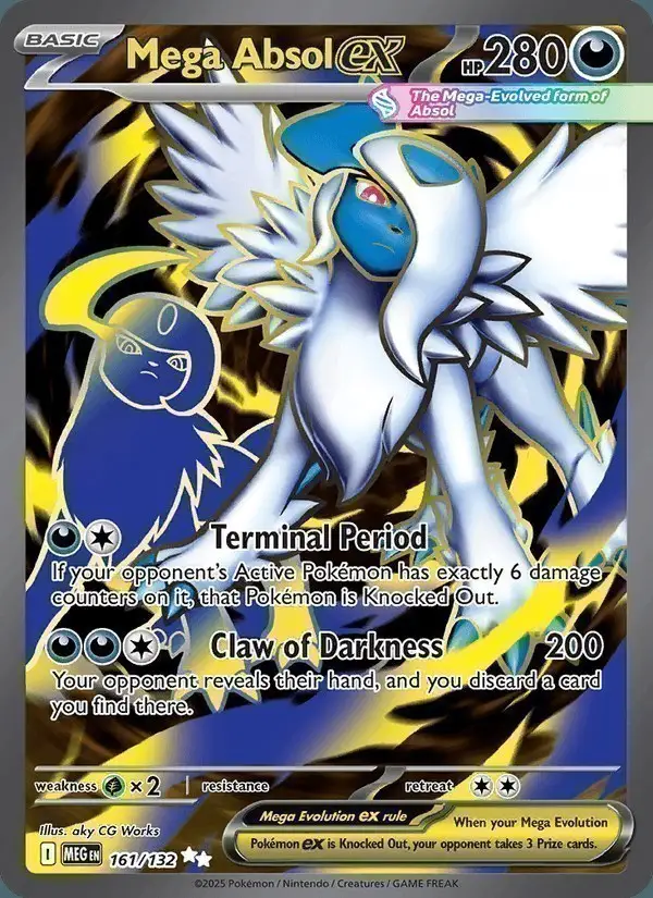 Mega Absol ex #161 Mega Evolution PSA 10