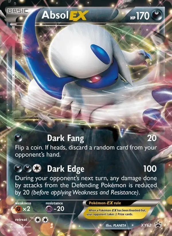 Absol EX #XY62 XY Black Star Promos PSA 10