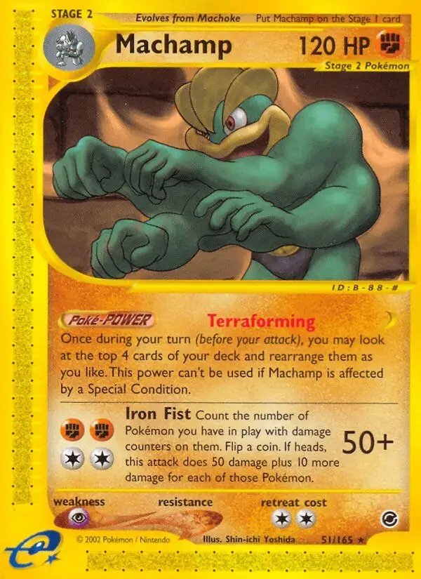 Machamp #51 Expedition Base Set PSA 10
