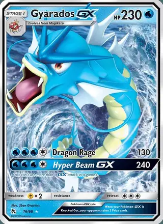 Gyarados GX #16 Hidden Fates PSA 10