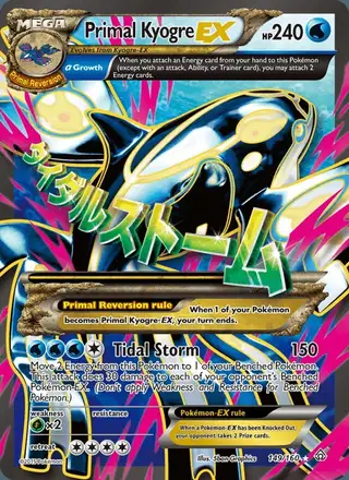 Primal Kyogre EX #149 Primal Clash PSA 10