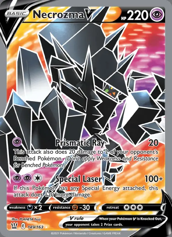 Necrozma V #149 Battle Styles PSA 10