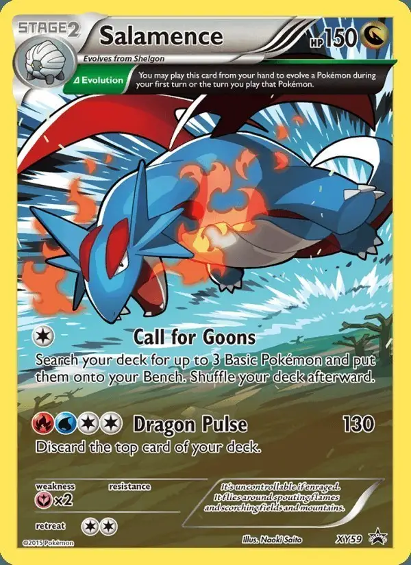 Salamence #XY59 XY Black Star Promos PSA 10