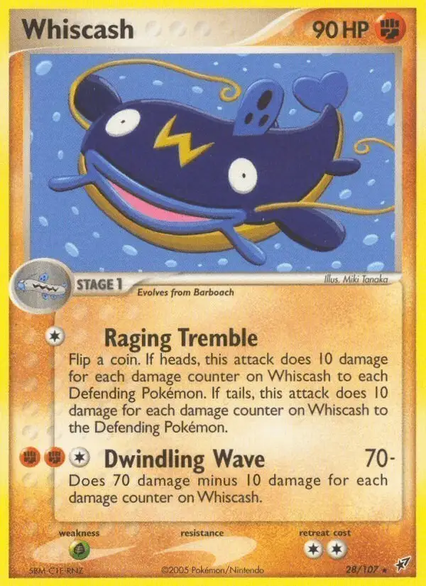 Whiscash #28 Deoxys PSA 10