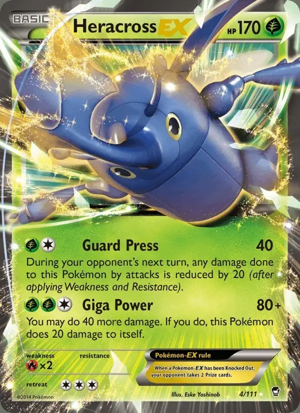 Heracross EX #4 Furious Fists PSA 10