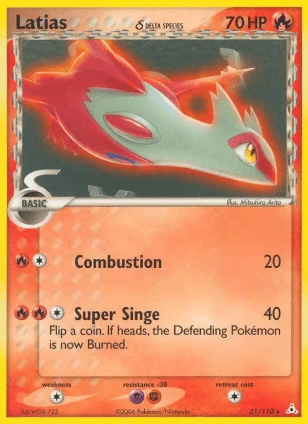 Latias δ #21 Holon Phantoms PSA 10